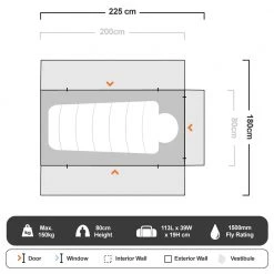 Oztent Bunker Lite OVERLAND GROUND TENTS
