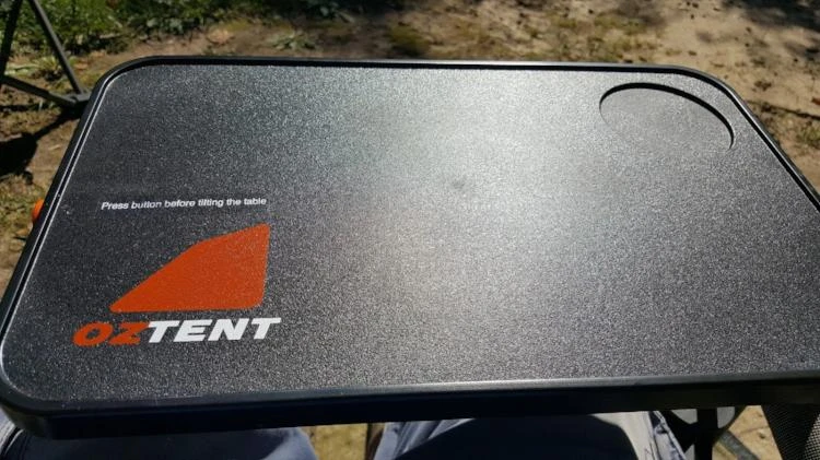 Oztent Adjustable Side Chair Table CAMP CHAIRS & TABLES 2 Oztent Adjustable Side Chair Table CAMP CHAIRS & TABLES