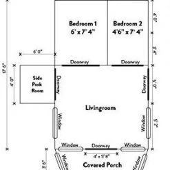 MULTI ROOM-MODULAR TENTS Wildcat Outdoor Gear LYNX 640 Family Tent-LNX640