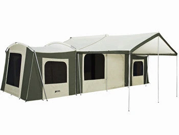CABIN TENTS Kodiak Grand Cabin 12 Person Tent With Awning #6160 1 CABIN TENTS Kodiak Grand Cabin 12 Person Tent With Awning #6160