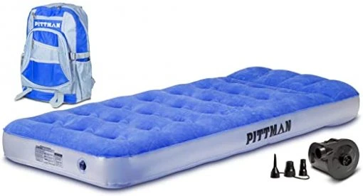 Pittman Outdoors Twin Kid's Mattress With AC Powered Air Pump 7 Pittman Outdoors Twin Kid's Mattress With AC Powered Air Pump