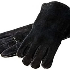 Lodge Logic High Heat Leather Gloves