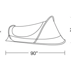 Catoma Burrow Shelter 1 Person - 98600