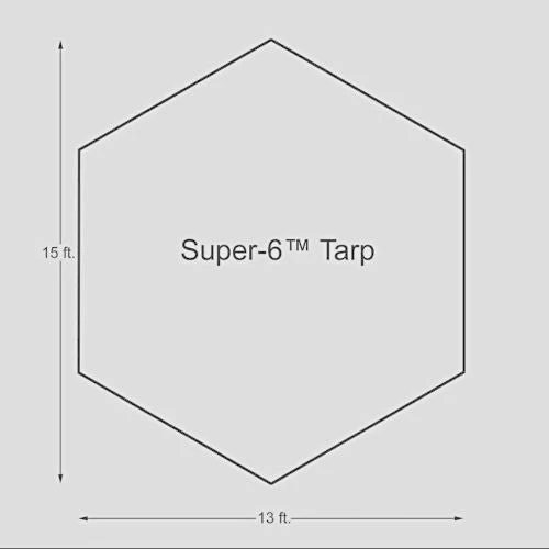 Kodiak Canvas Super 6 Awning Tarp With Galvanized Steel Poles SHELTERS & VEHICLE AWNINGS 2 Kodiak Canvas Super 6 Awning Tarp With Galvanized Steel Poles SHELTERS & VEHICLE AWNINGS