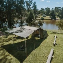 Oztent SV5 Max Tent With A Zip In Tarp Extension CANVAS TENTS