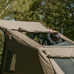Oztent SV5 Max Tent With A Zip In Tarp Extension CANVAS TENTS