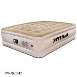 Family Tent Camping Sales 15 Pittman Outdoors PPI-QCDH2 Queen Double High Indoor Matress With Electric Built In Air Pump