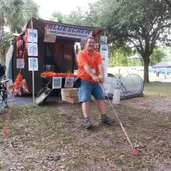 Oztent Bluescrew Small Ground Anchor / Stake CAMPING MUST HAVES