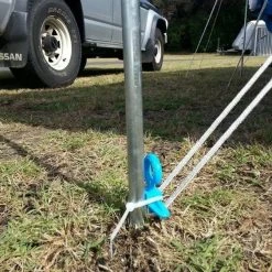 Oztent Bluescrew Small Ground Anchor / Stake CAMPING MUST HAVES