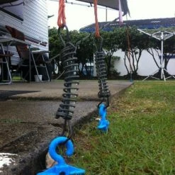 Oztent Bluescrew Small Ground Anchor / Stake CAMPING MUST HAVES