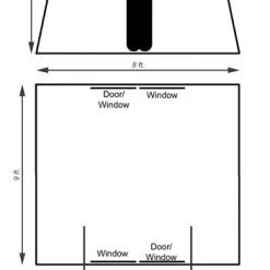 Kodiak Flex-Bow Deluxe 6098 4 Person Tent 9x8 CANVAS TENTS